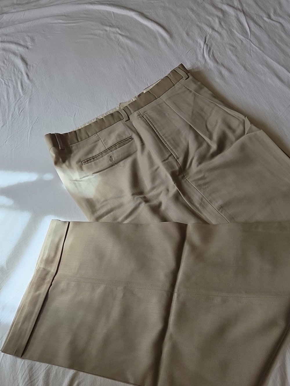 Mantoni Men's Wool Dress Trousers Waist 38